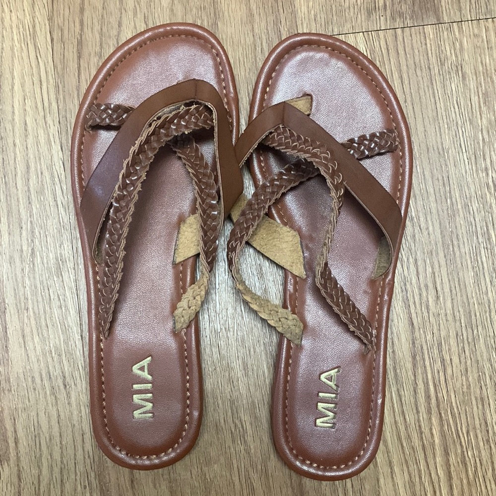 MIA Braided Sandals